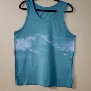 Surf Tank Size L Light green/blue color